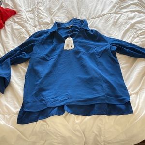 Universal Standard blue tunic size XS